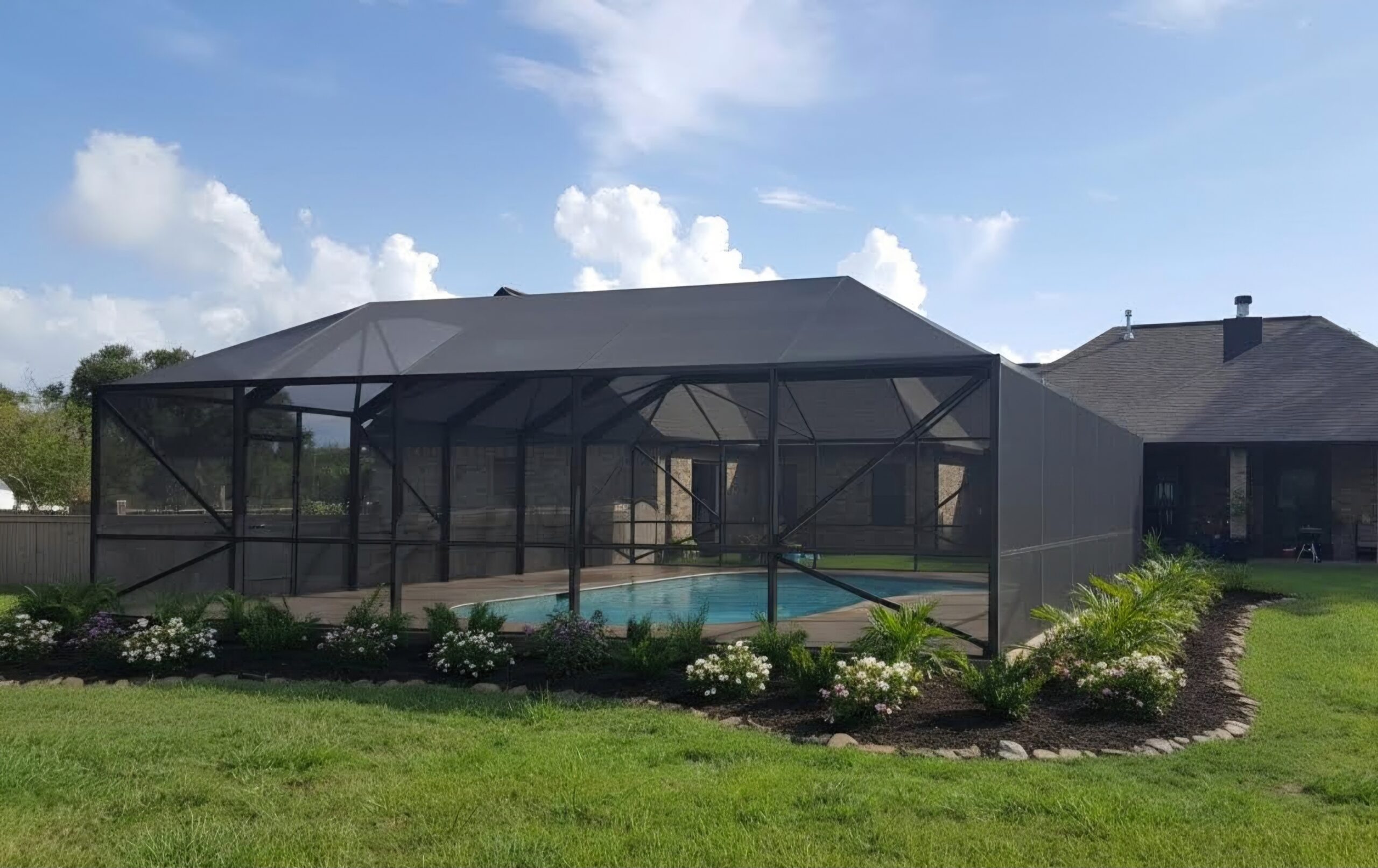 Pool enclosure rescreening — Pensacola