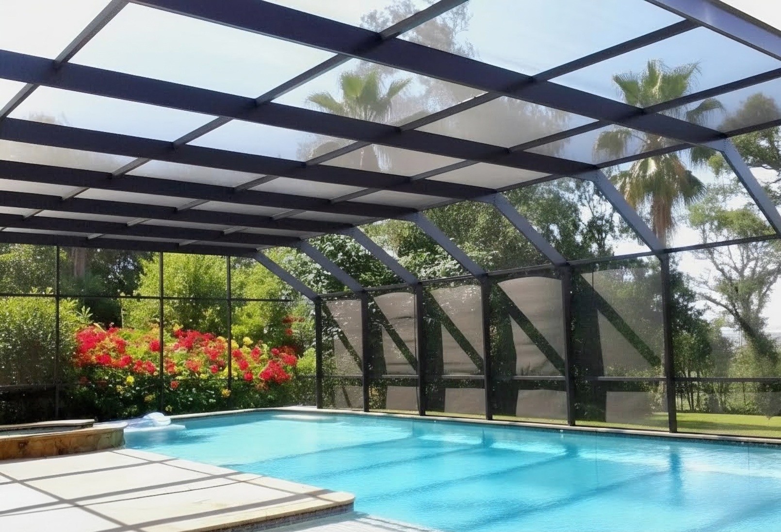 Pool cage screen repair in Northwest Florida