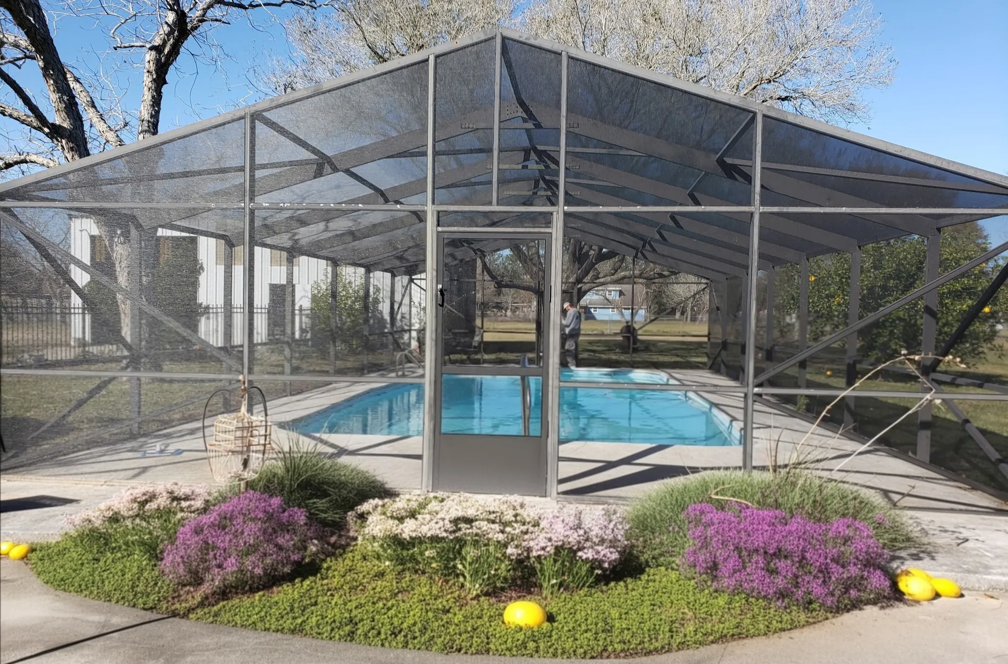 Screen room wind damage repair in Pensacola Northwest Florida